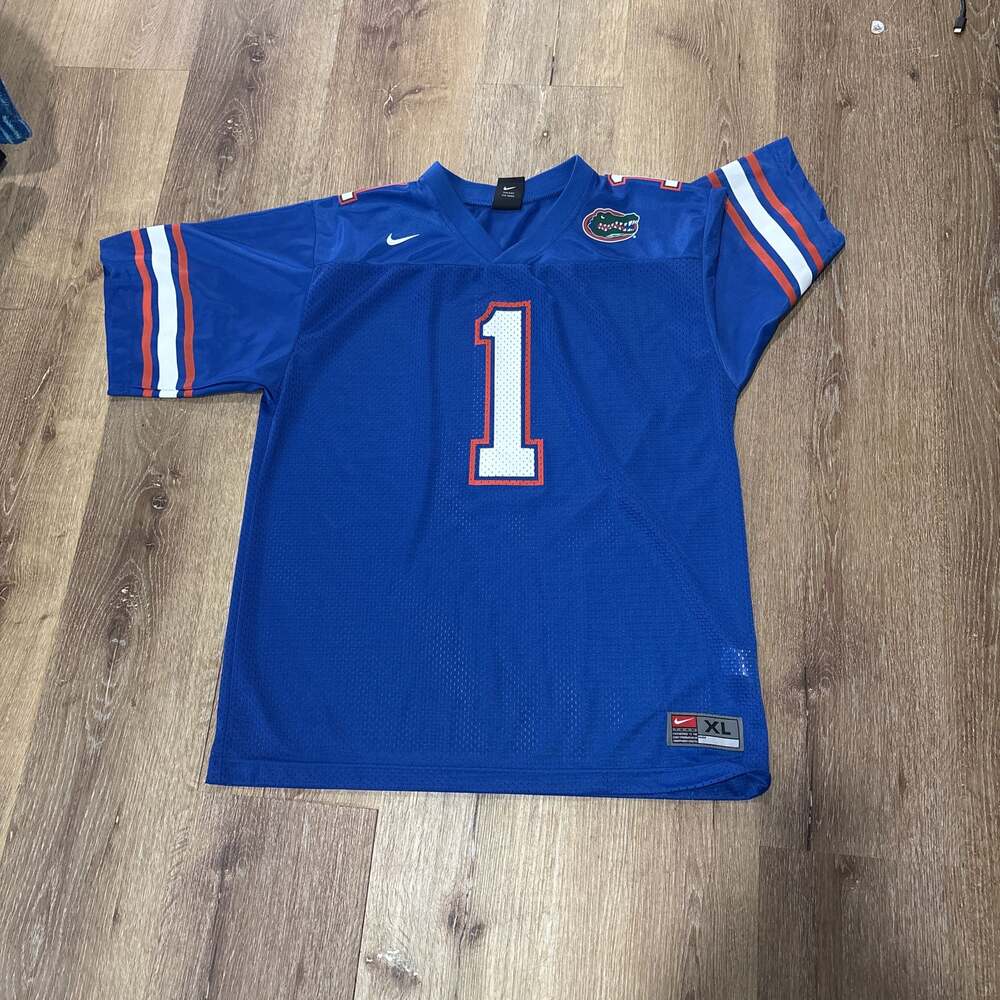 Preowned Nike NCAA Florida Gators #1 Football Youth Jersey Size XL.